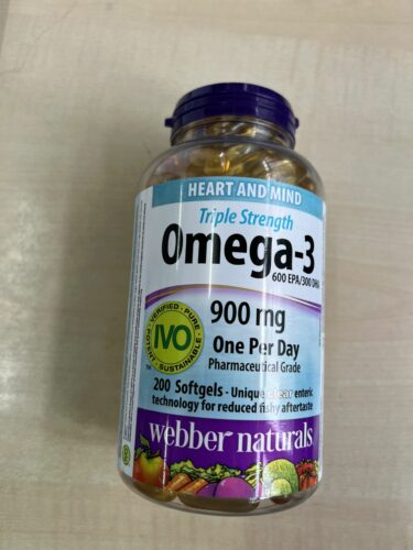 維柏健 - 三倍強效 Omega-3 (900 毫克 EPA / DHA) 200粒超值加量裝 photo review