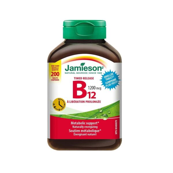 Jamieson - 維他命B12長效配方 1200微克 200片超值裝