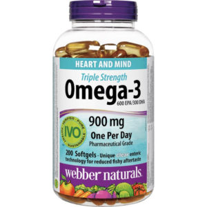 維柏健 - 三倍強效 Omega-3 (900 毫克 EPA / DHA) 200粒超值加量裝