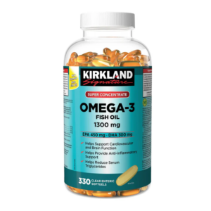 Kirkland Signature - Omega-3 超濃縮深海魚油丸 1300mg 330粒裝