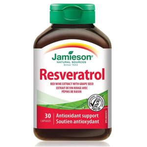 Jamieson - 抗氧護心白藜蘆醇紅酒精華 30粒