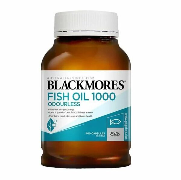BLACKMORES - 無腥味魚油 1000毫克 400粒