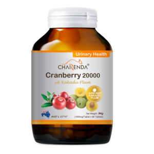 Charenda - 蔓越莓20000濃縮精華片(添加卡卡杜李) 60粒