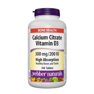 維柏健 - 健骨檸檬酸鈣 300毫克 + 維他命D3 200IU 350片