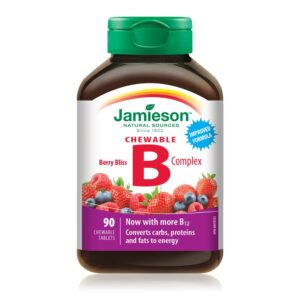Jamieson - 雜莓味維他命B雜咀嚼片 90片