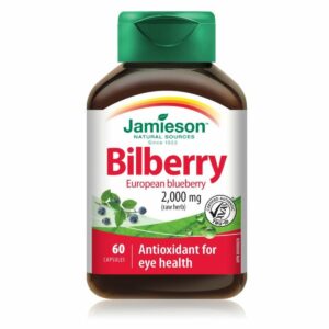 Jamieson - 護眼濃縮山桑子(歐洲藍莓)精華 2000毫克 60粒素食膠囊