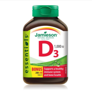 Jamieson - 維他命D3 1000IU 240粒
