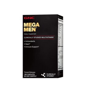 GNC -  MEGA MEN® 男士綜合維他命長效配方 180粒