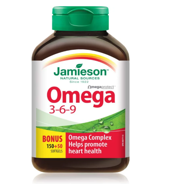 Jamieson - Omega 3-6-9魚油 1200毫克 200粒軟膠囊