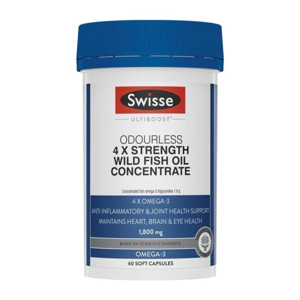 Swisse - Ultiboost 4倍強效濃縮無腥味野生魚油 1800毫克 60粒
