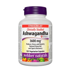 維柏健 - 印度人參精華 3600毫克 120粒素食膠囊