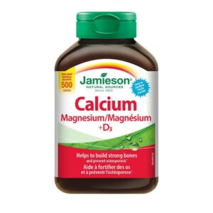 Jamieson - 健骨鈣鎂及維他命D3 超值增量500粒裝