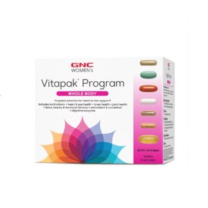 GNC - 女士每日營養包 全面健康 (綜合維他命與礦物質, 魚油, 銀杏, 關節健康, 骨骼、美容及荷爾蒙配方, 抗氧化與循環, 消化酶) 30包