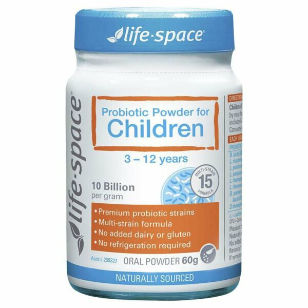 Life Space – 兒童3-12歲益生菌粉 100億 60克
