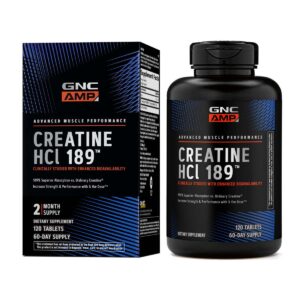 【期短清貨價】GNC - AMP 肌酸 120片