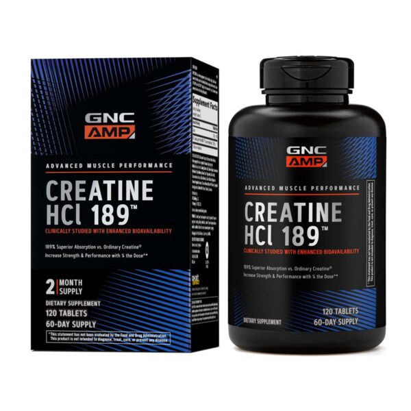 【期短清貨價】GNC - AMP 肌酸 120片