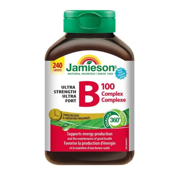 Jamieson - 天然維他命B雜100 240粒裝