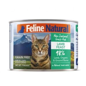 Feline Natural - 主食貓罐頭 羊肉盛宴 170克