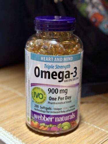 維柏健 - 三倍強效 Omega-3 (900 毫克 EPA / DHA) 200粒超值加量裝 photo review