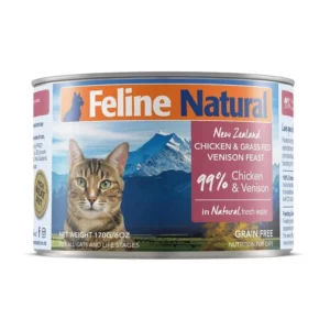 Feline Natural - 主食貓罐頭 雞肉及鹿肉盛宴 170克