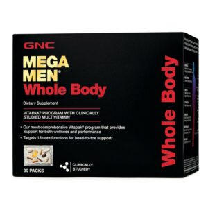 【期短清貨價】GNC – MEGA MEN® 全面健康 男士綜合維他命營養健康包 30包
