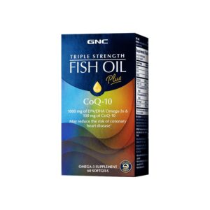 GNC - 三倍特強魚油 & 輔酶Q10 1000毫克+100毫克 60粒
