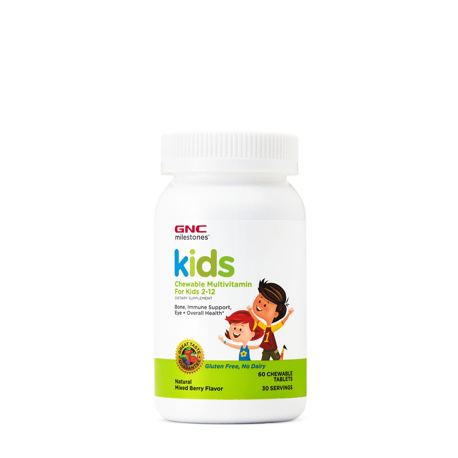 GNC – 兒童多種維他命咀嚼片 天然雜莓味 60片