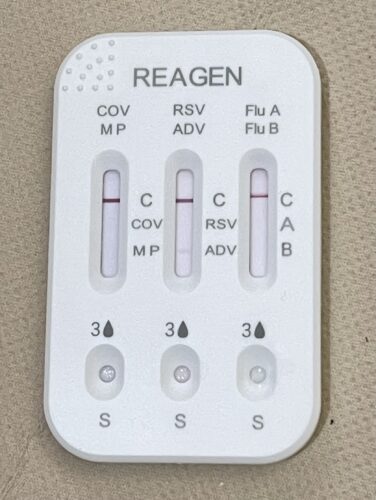 (20盒) Reagen – 六合一新冠病毒 /  MP肺炎支原體 / RSV合胞 / ADV腺病毒 / 甲型及⼄型流感快速抗原檢測試劑 1支裝 photo review