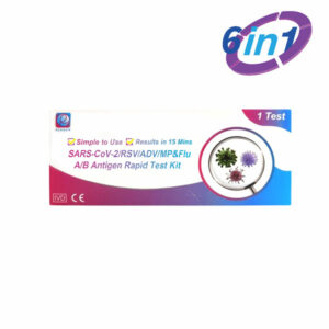Reagen – 六合一新冠病毒 /  MP肺炎支原體 / RSV合胞 / ADV腺病毒 / 甲型及⼄型流感快速抗原檢測試劑 1支裝