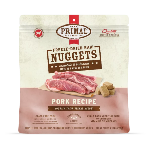 Primal - 凍乾脫水狗糧 豬肉配方 14安士