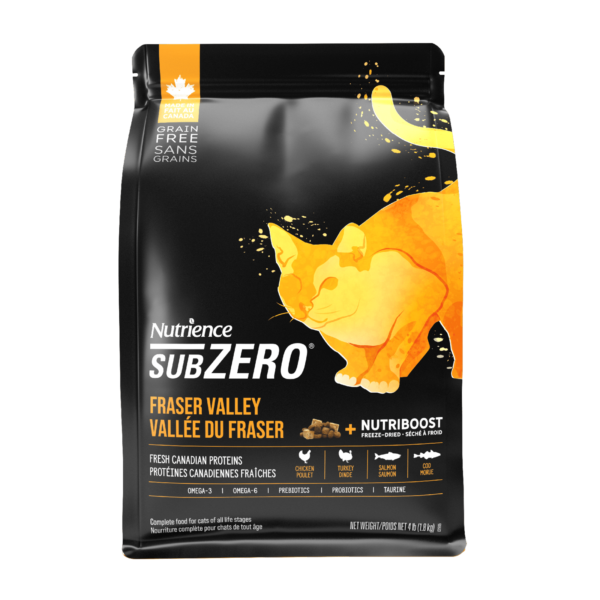Nutrience - SubZero 凍乾鮮雞肉無穀物高蛋白貓糧 | 雞、火雞、海魚全齡貓配方 1.8公斤/ 4.5公斤