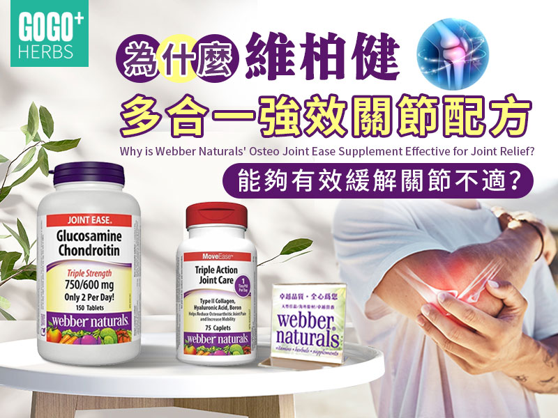 為什麼維柏健–多合一強效關節配方能夠有效緩解關節不適？