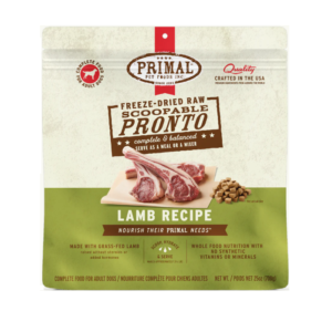 Primal - 脫水凍乾肉粒狗糧 羊肉配方 16安士