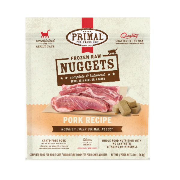 Primal - 凍乾脫水貓糧 豬肉配方 14安士
