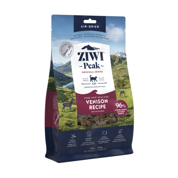Ziwipeak – 風乾貓糧 | 放養鹿肉配方 400克