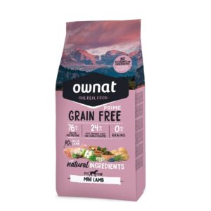 OWNAT - 放牧草飼小羔羊犬糧(小顆粒) | 全齡犬低敏蛋白配方 1 / 3 / 4 公斤