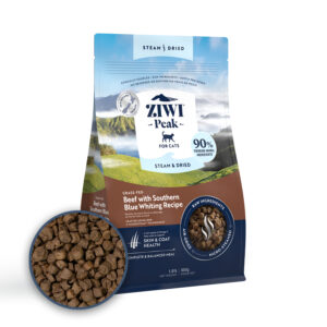 Ziwipeak – 微蒸風乾貓糧 | 草飼牛肉&南藍鱈配方 800克 / 2.2公斤