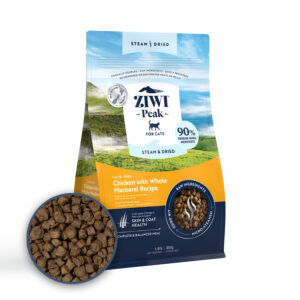 Ziwipeak – 微蒸風乾貓糧 | 放養雞&原條鯖魚配方 800克 / 2.2公斤
