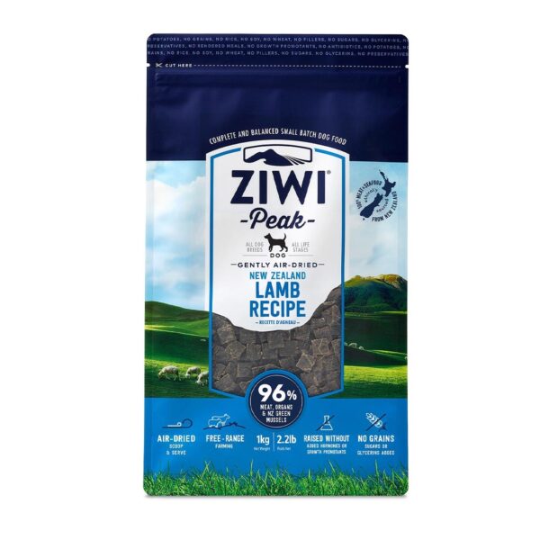 Ziwipeak – 風乾狗糧 | 放養羊肉配方 454克 / 1公斤 / 2.5公斤 / 4公斤