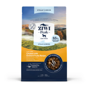 Ziwipeak – 微蒸風乾狗糧 | 放養雞水果配方 800克 / 1.5公斤 / 3.2公斤