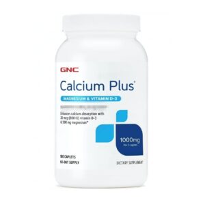 GNC – 鈣片含鎂及維他命D 1000毫克 180片