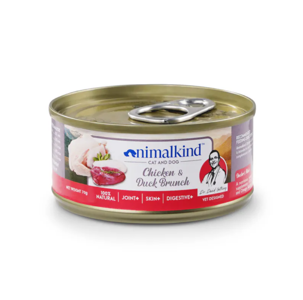Animalkind – 貓狗用 | 雞肉和鴨肉滋味盛宴 70克