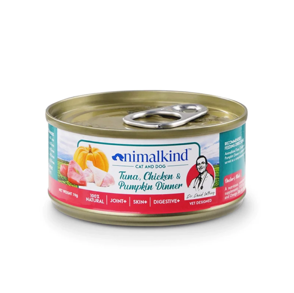 Animalkind – 貓狗用 | 吞拿魚、雞肉和南瓜海陸盛宴 70克