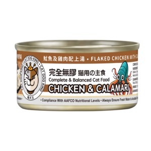 貓犬王 – 魷魚雞肉上湯 | 全齡貓主食罐 80克