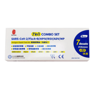 Bioteke – 七合一新冠病毒 / 甲⼄型流感 / RSV合胞 / ADV腺病毒 / MP肺炎 /副流感 快速抗原檢測試劑 1支裝