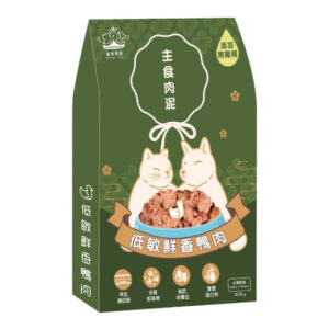 皇室貴寵 – 貓狗用 | 低敏鮮香鴨肉主食肉泥包 80克