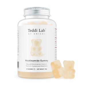 Unichi - Teddi Lab® 煙酰胺美白小熊軟糖 茉莉西柚味 60粒