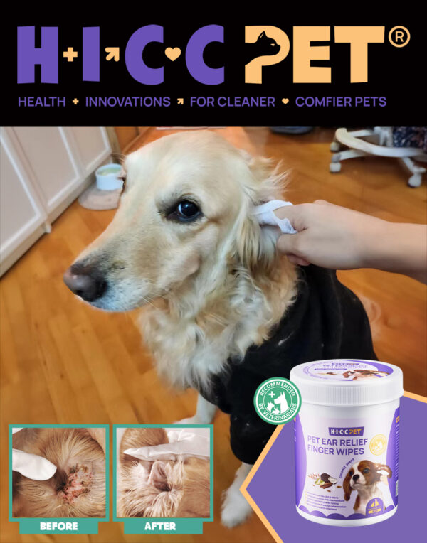 HICC Pet® – 寵物潔耳手指 無香 / 椰子香 / 麥盧卡蜂蜜 50片 - Image 2