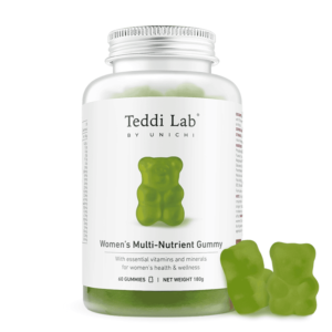 Unichi - Teddi Lab® 女士綜合維他命小熊軟糖 青檸味 60粒