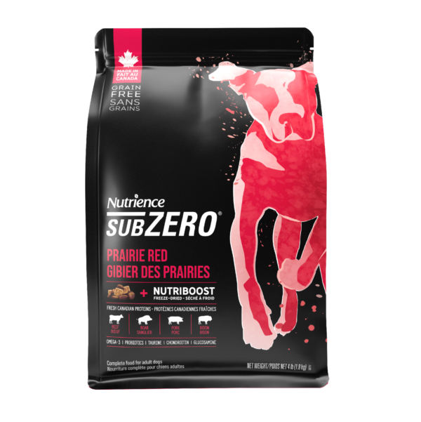 Nutrience - SubZero 凍乾鮮牛肉無穀物高蛋白狗糧 | 紅肉、海魚成犬配方 1.8 / 10公斤